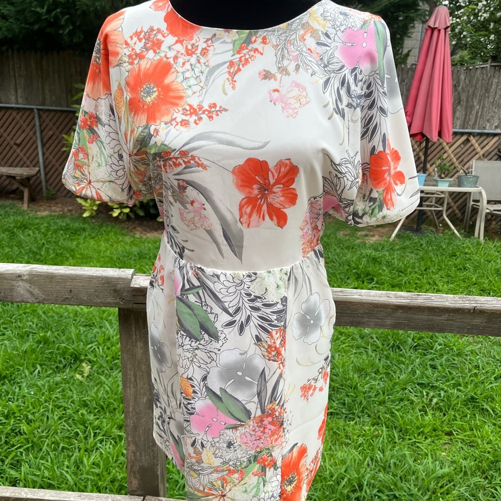 NWT Orange flower Dress
